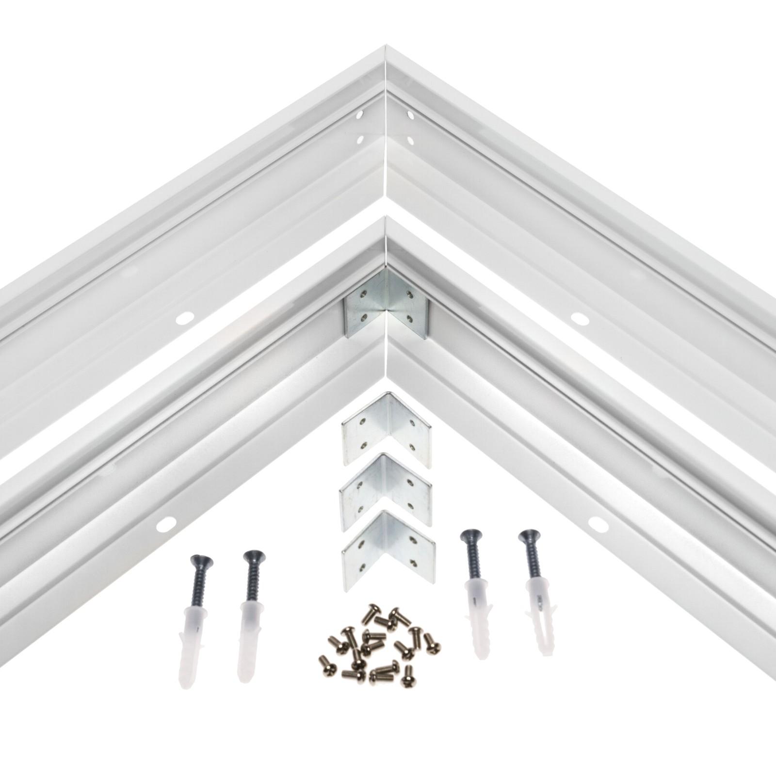 Frame to mounted fixture surface luminaire  ALGINE 600x600mm