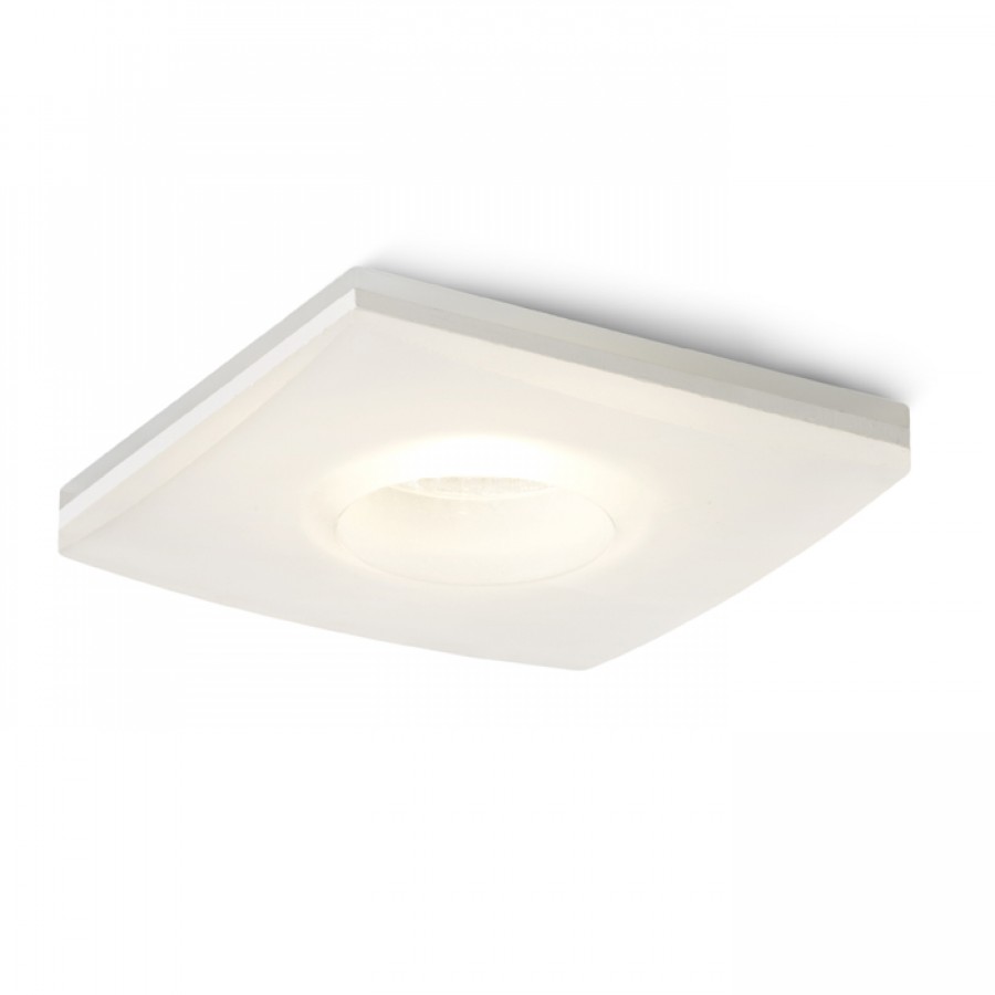 KAY SQ zápustná  satinované sklo 230V/350mA LED 5W  3000K