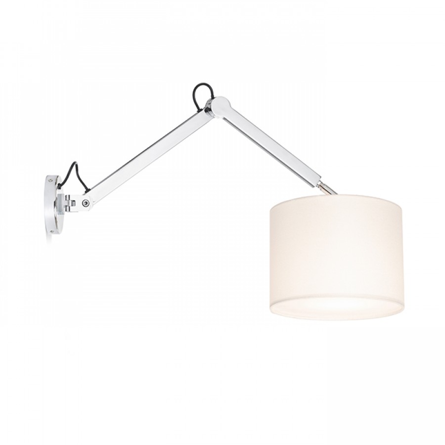 MADISON W nástěnná bílá chrom 230V E27 42W