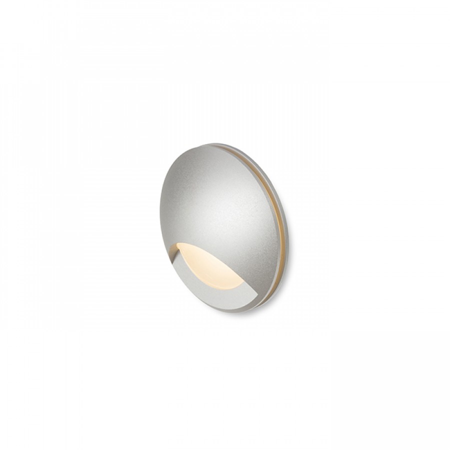 CLUB IND zápustná stříbrnošedá  230V LED 3W IP54  3000K