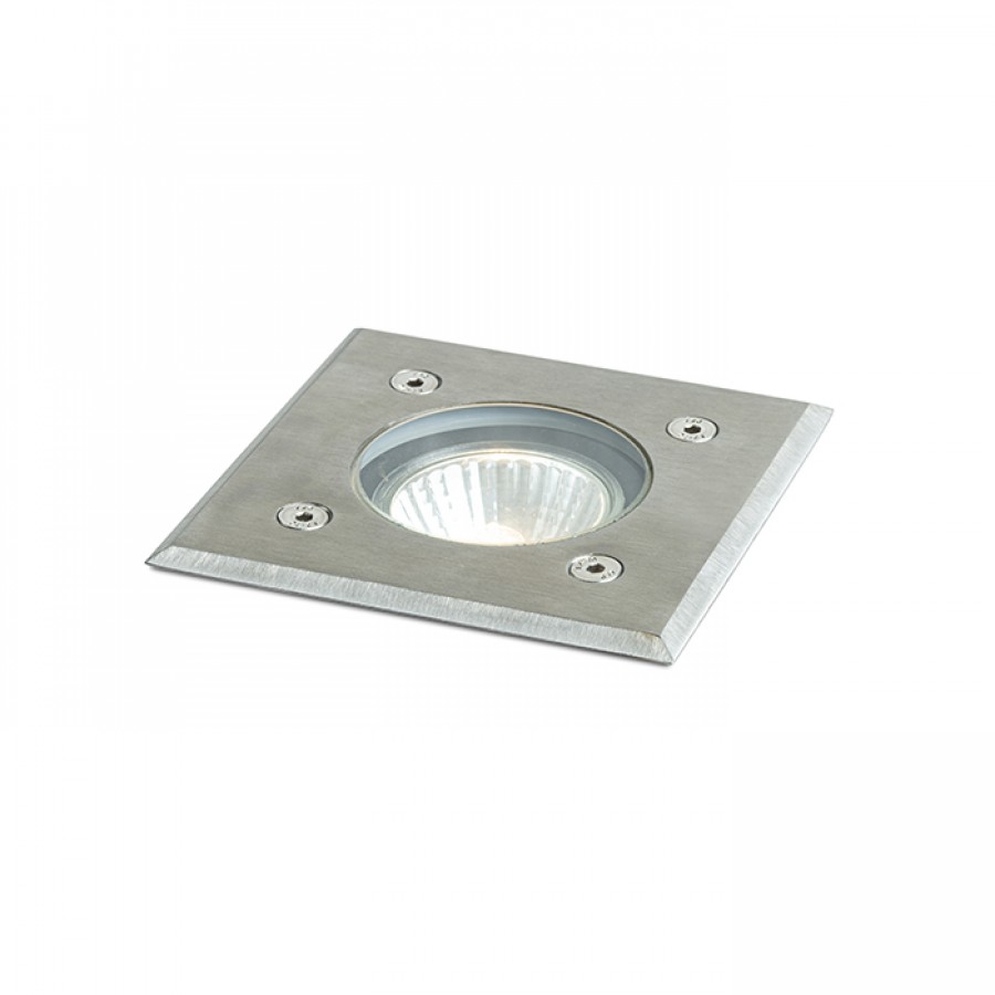 ORBU SQ 10 zápustná  nerezová ocel 230V LED GU10 15W IP67