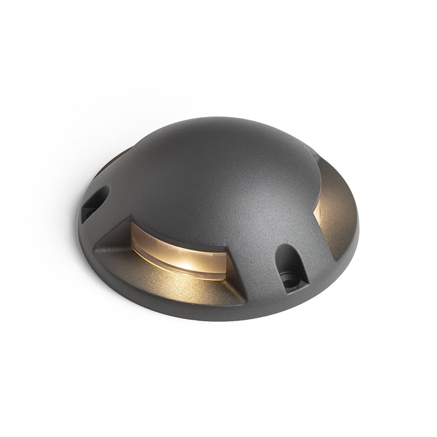 TOPTOP S III antracitová 230V LED 3x1W IP67 3000K