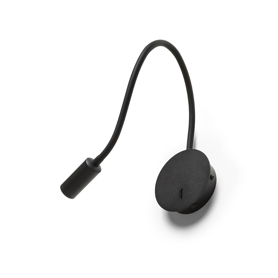 VALE nástěnná černá 230V LED 3W 30° 3000K