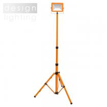 LED reflektor stojan,30W,4000K,2400lm,IP65,oranž