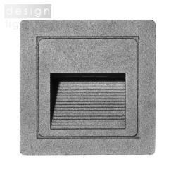 SMD venkovní schodišťové sv. 3W,4000K,IP54,šedá