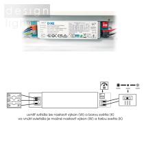 Stmív. LED sv. 24-40W,max.6000lm,CCT,IP20