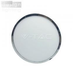 LED přisazené světlo leštěný chrom - 18W