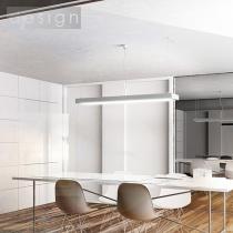 STRUCTURAL 120x30 závěsná  česaný hliník 230V G5 3x28W