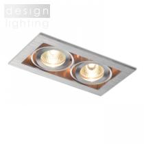 FIZZ II náklopná hliník 12V GU5,3 2x50W