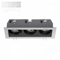 MONE III výklopná stříbrnošedá 12V GU5,3 3x50W