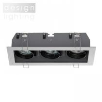 MONE III výklopná stříbrnošedá 12V GU5,3 3x50W