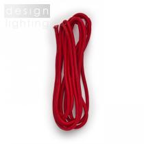 FIT 3x0,75 4m textilní kabel červená  230V 