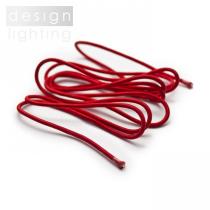 FIT 3x0,75 4m textilní kabel červená  230V 