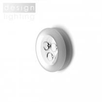 OSONA S kruhová zápustná satinovaný akryl 230V/350mA LED 3x1W 3000K