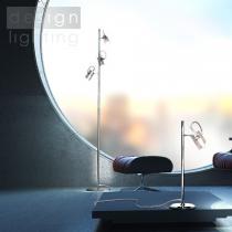 BUGSY stojanová chromované sklo 230V GU10 3x50W