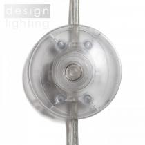 BUGSY stojanová chromované sklo 230V GU10 3x50W