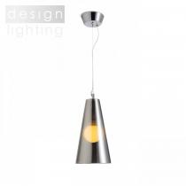 GABIN závěsná chromované sklo 230V E27 28W