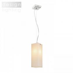 LUCIA 30x10 závěsná satinované sklo/chrom 230V E27 42W