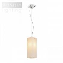 LUCIA 30x10 závěsná satinované sklo/chrom 230V E27 42W