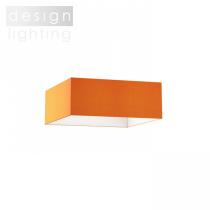 TEMPO 50/19 stínidlo Chintz oranžová/bílé PVC max. 23W