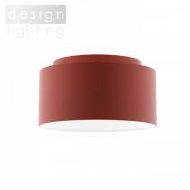 DOUBLE 55/30 stínidlo Chintz světle šedá/bílé PVC max. 23W