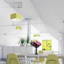 HEX závěsná sada - stříbrnošedá základna+šedý kabel+chrom objímka+černý kryt - E27 28W