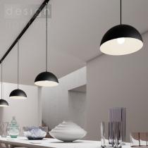 MONROE 30 pro tříokr. lištu matná černá/bílá  230V E27 42W