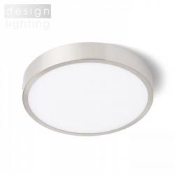 SLENDER SLIM R 17 přisazená matný nikl 230V LED 24W 3000K