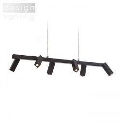 FADO VI závěsná černá  230V LED 6x3W 45°  3000K