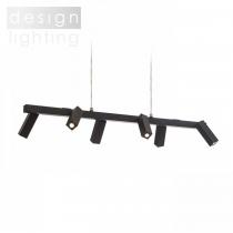 FADO VI závěsná černá  230V LED 6x3W 45°  3000K