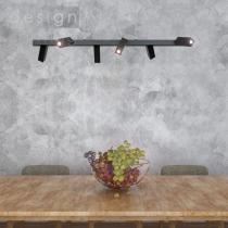 FADO VI závěsná černá  230V LED 6x3W 45°  3000K