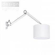 MADISON W nástěnná bílá chrom 230V E27 42W