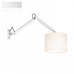 MADISON W nástěnná bílá chrom 230V E27 42W