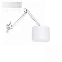 MADISON W nástěnná bílá chrom 230V E27 42W