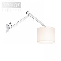 MADISON W nástěnná bílá chrom 230V E27 42W