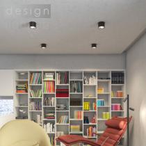 KELLY LED DIMM stropní černá  230V LED 15W 45°  3000K