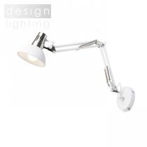 ANTE nástěnná bílá matný nikl 230V E27 28W