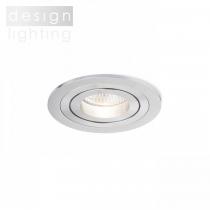 PASADENA GU10 R zápustná  česaný hliník 230V GU10 50W