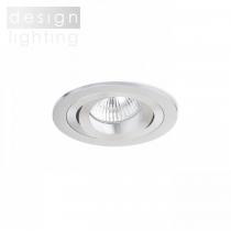 PASADENA GU10 R zápustná  česaný hliník 230V GU10 50W