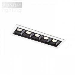 LIZARD V zápustná bílá  230V LED 5x2W 24°  3000K