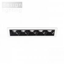 LIZARD V zápustná bílá  230V LED 5x2W 24°  3000K