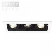 BONDY III zápustná bílá 230V LED 3x7W 24° 3000K