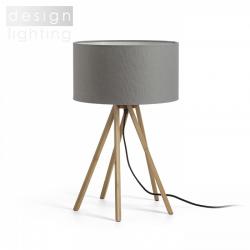 EL PASO stolní šedá bambus 230V E14 11W