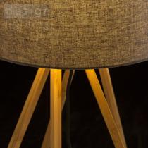 EL PASO stolní šedá bambus 230V E14 11W