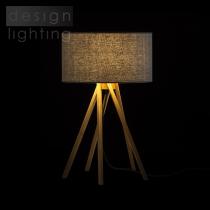 EL PASO stolní šedá bambus 230V E14 11W