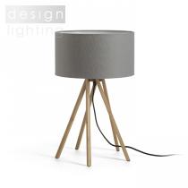 EL PASO stolní šedá bambus 230V E14 11W