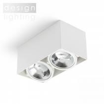 JAMES II DIMM stropní matná bílá 230V LED 2x15W 24° 3000K