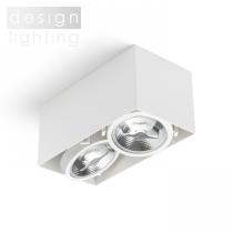 JAMES II DIMM stropní matná bílá 230V LED 2x15W 24° 3000K