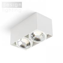 JAMES II DIMM stropní matná bílá 230V LED 2x15W 24° 3000K