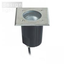 ORBU SQ 10 zápustná  nerezová ocel 230V LED GU10 15W IP67